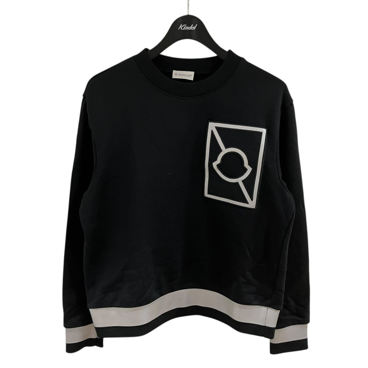 MONCLER ロゴパッチスウェット 古着・中古-1枚目のアイテム画像