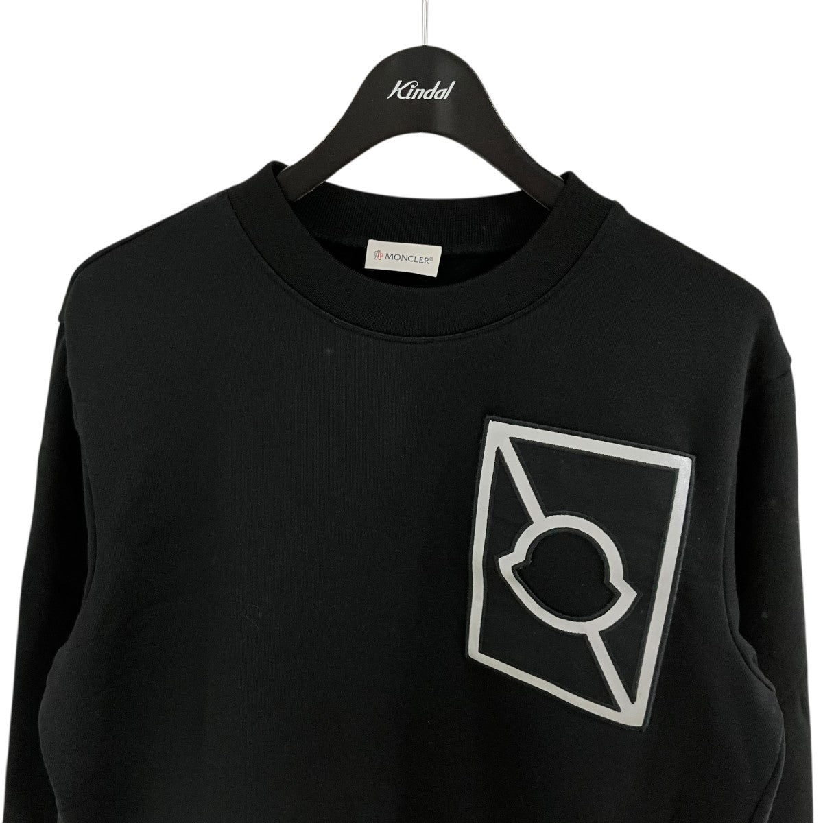 MONCLER ロゴパッチスウェット 古着・中古-2枚目のアイテム画像