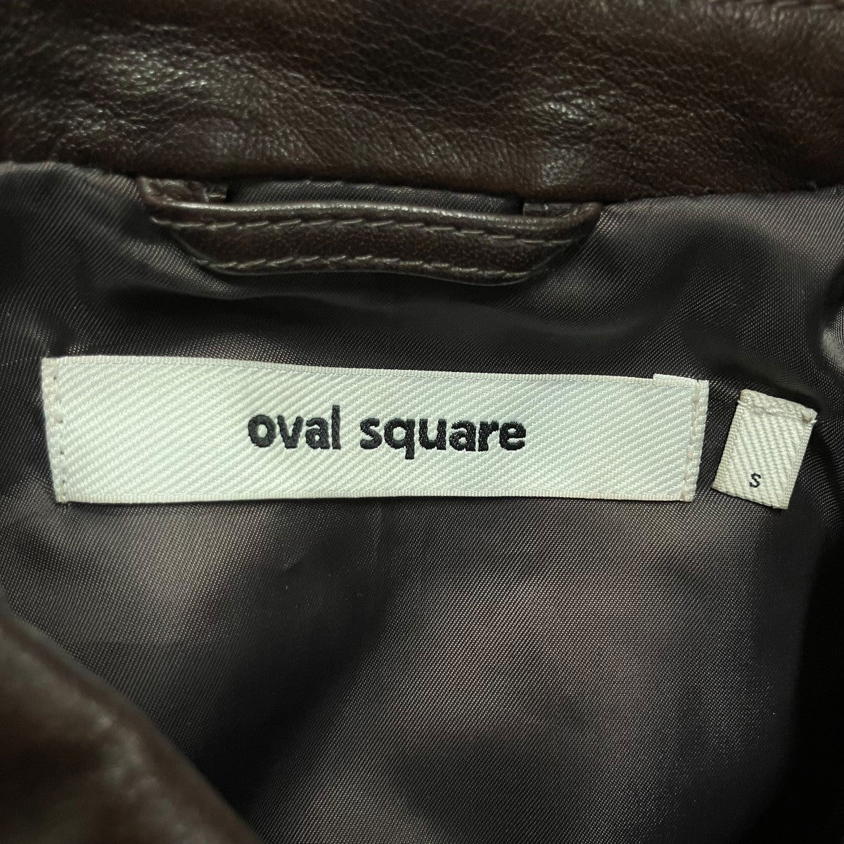 OVAL SQUARE ビリーレザージャケット 古着・中古-5枚目のアイテム画像