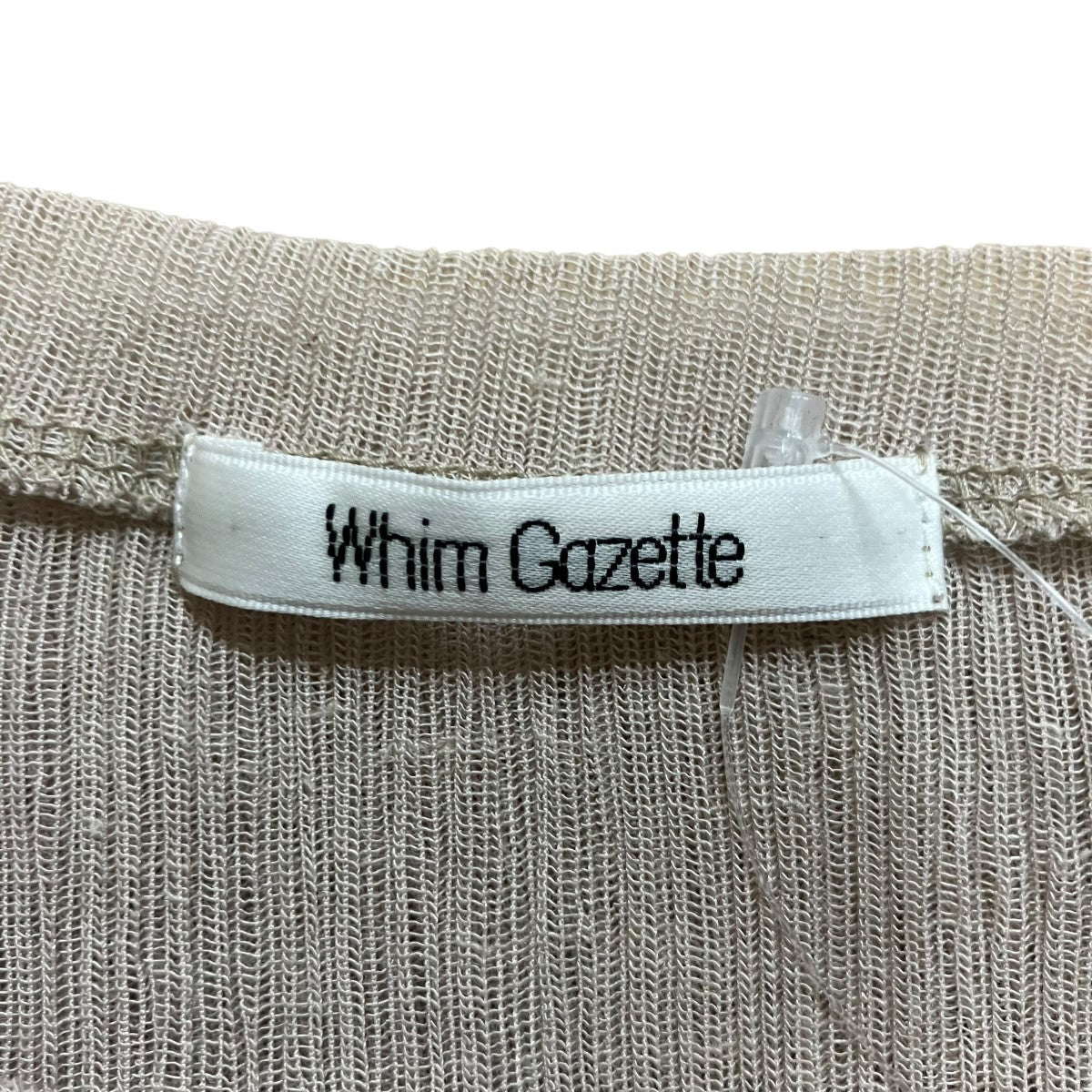 Whim Gazette シアーリネンカットプルオーバー 古着・中古-5枚目のアイテム画像