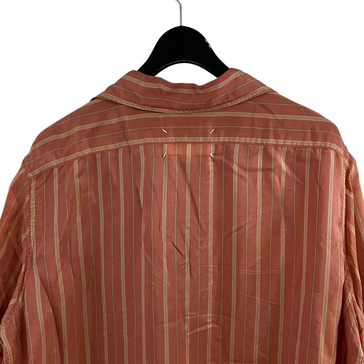 Maison Margiela ハーフスリーブストライプシャツ 古着・中古-4枚目のアイテム画像