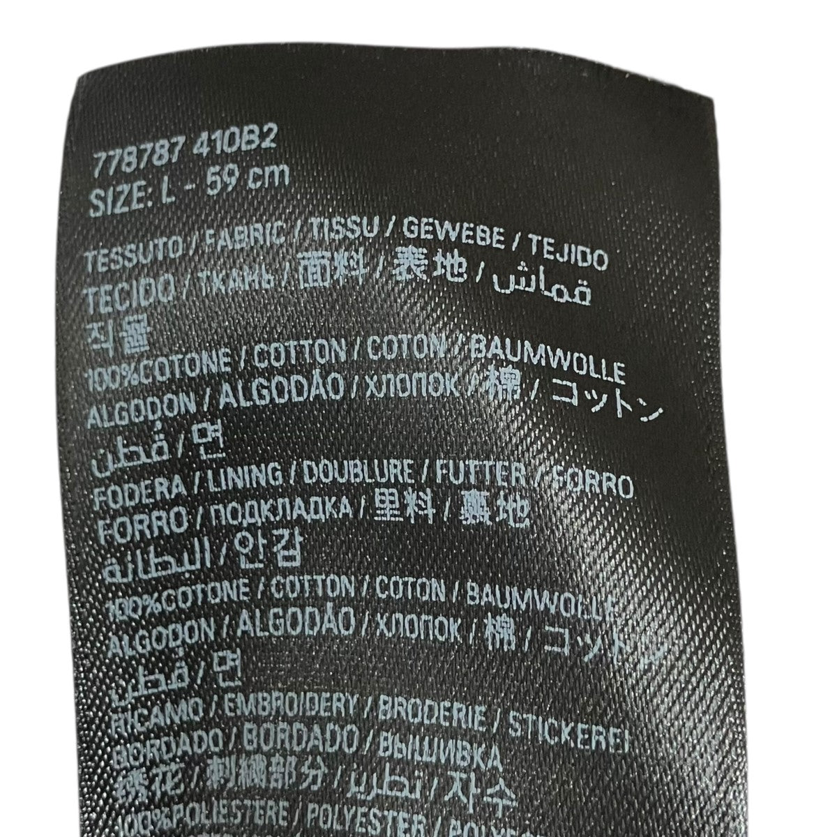 BALENCIAGA(バレンシアガ) キャップ 778787 410B2 ブラック サイズ L