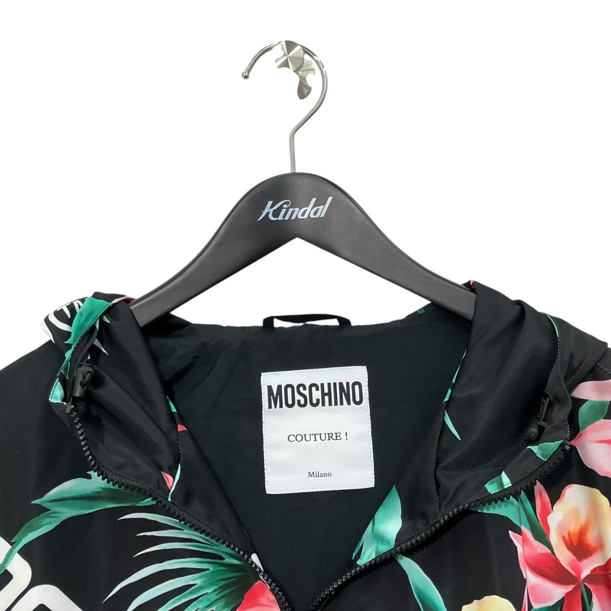 MOSCHINO トロピカル花柄ジャケット221ZPA06192056 古着・中古-3枚目のアイテム画像