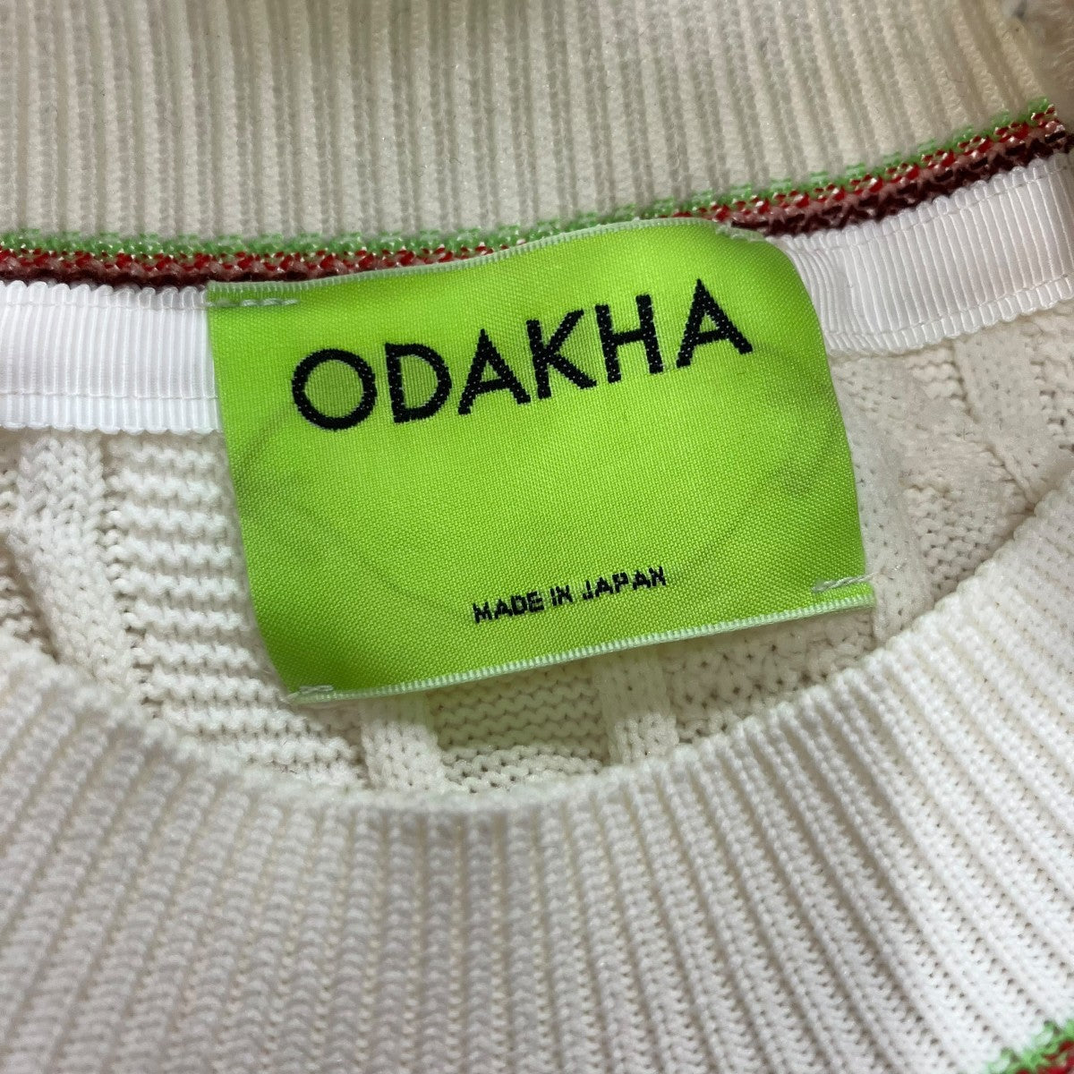 ODAKHA 花柄ニットセーター 古着・中古-7枚目のアイテム画像