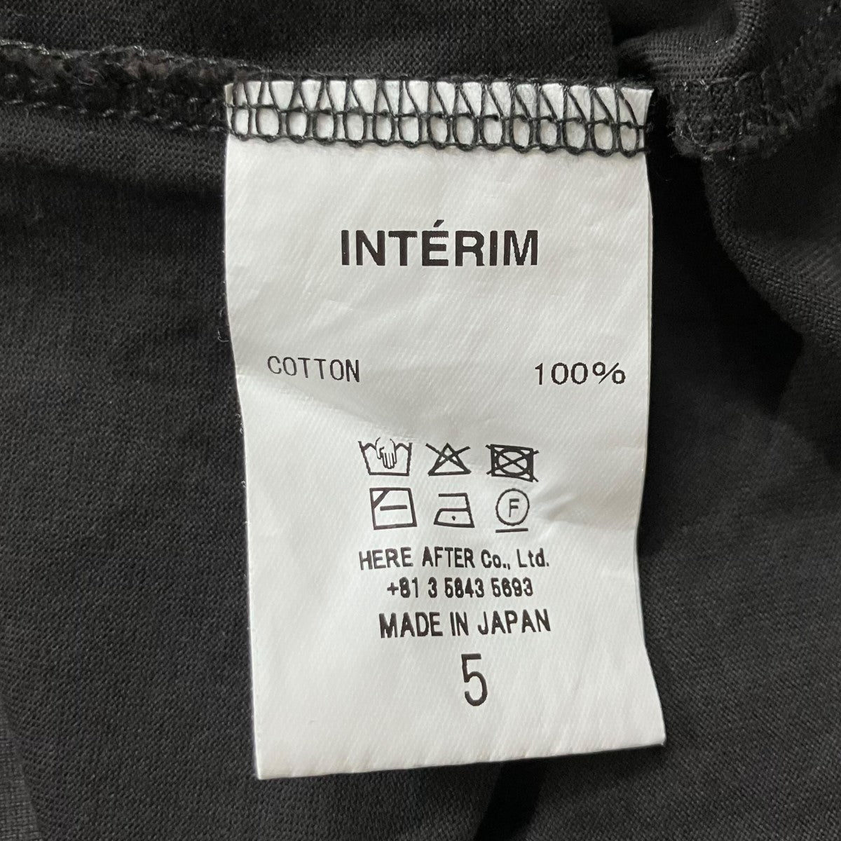 INTERIM ヘンリーネックカットソー 古着・中古-6枚目のアイテム画像