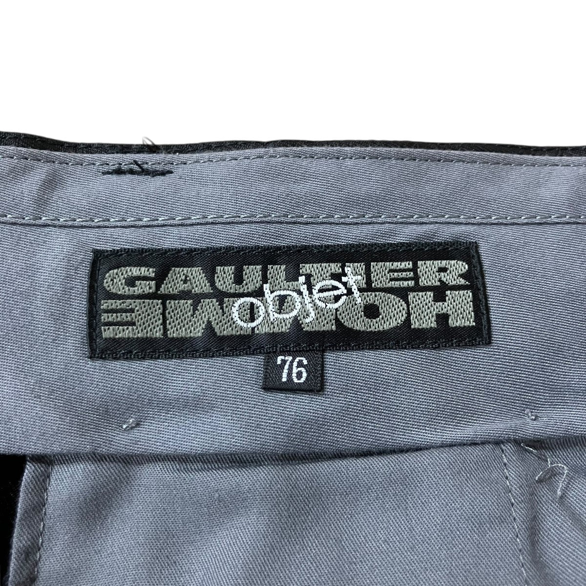 GAULTIER HOMME objet リネン混スラックスパンツ 古着・中古-6枚目のアイテム画像
