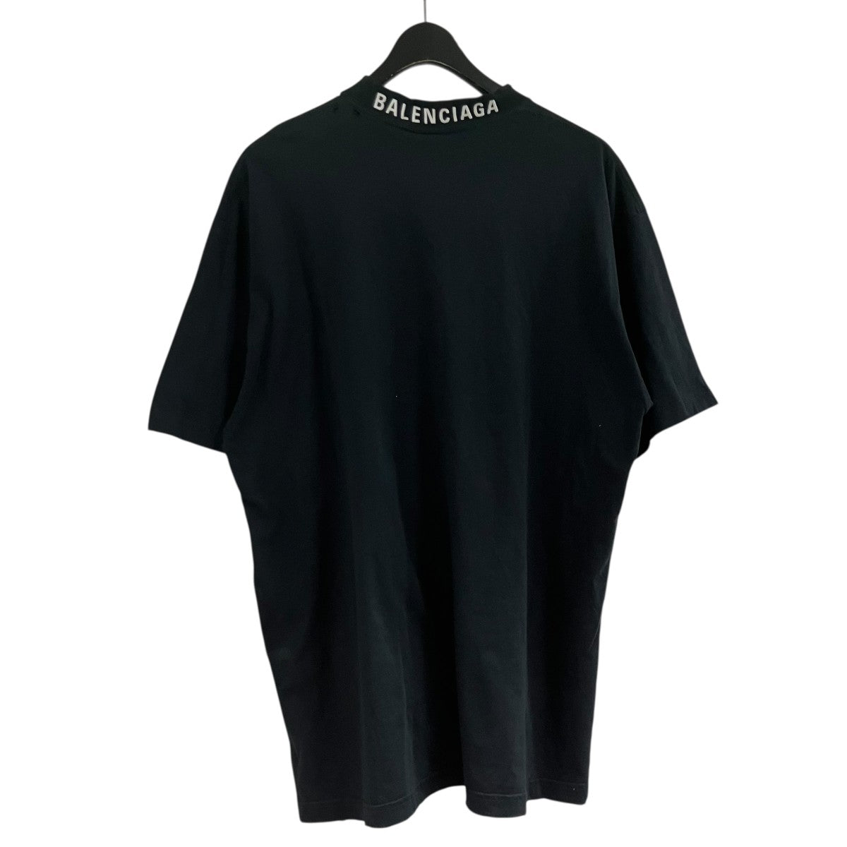 ダメージ加工ネックロゴTシャツ