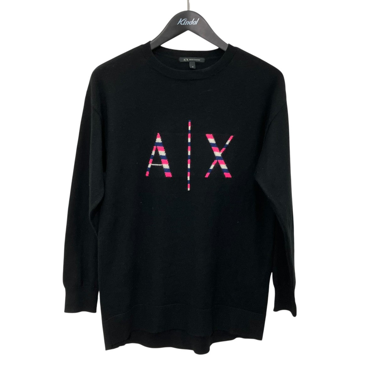 ARMANI EXCHANGE Round Neck Pullover with Logoプルオーバーにっと6KYM2B YME3Z 古着・中古-1枚目のアイテム画像