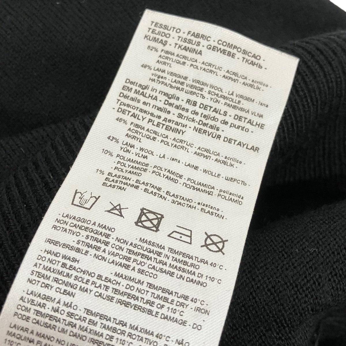 ARMANI EXCHANGE Round Neck Pullover with Logoプルオーバーにっと6KYM2B YME3Z 古着・中古-6枚目のアイテム画像