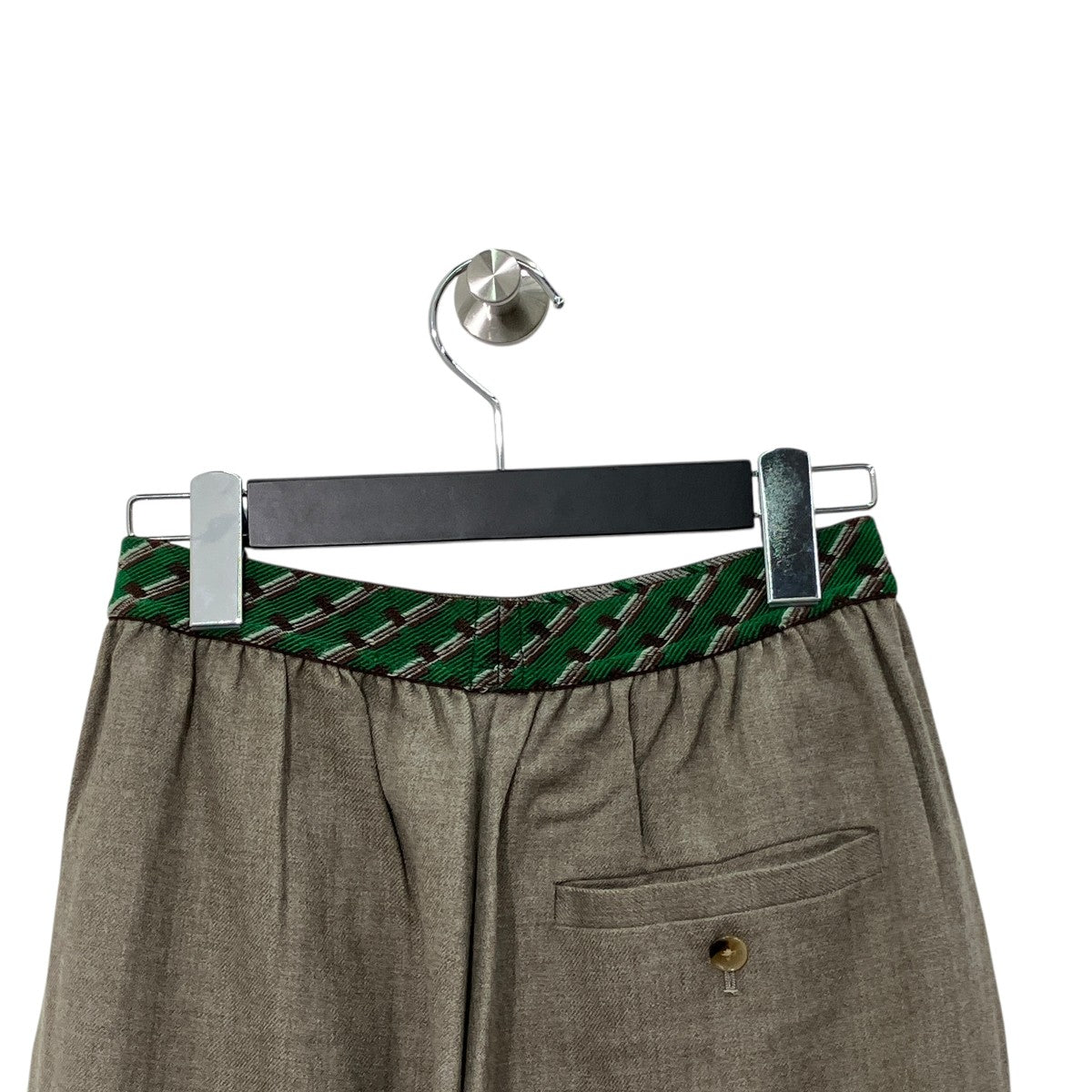 JACQUARD GOMU PANTSイージーパンツ8614-202-0432