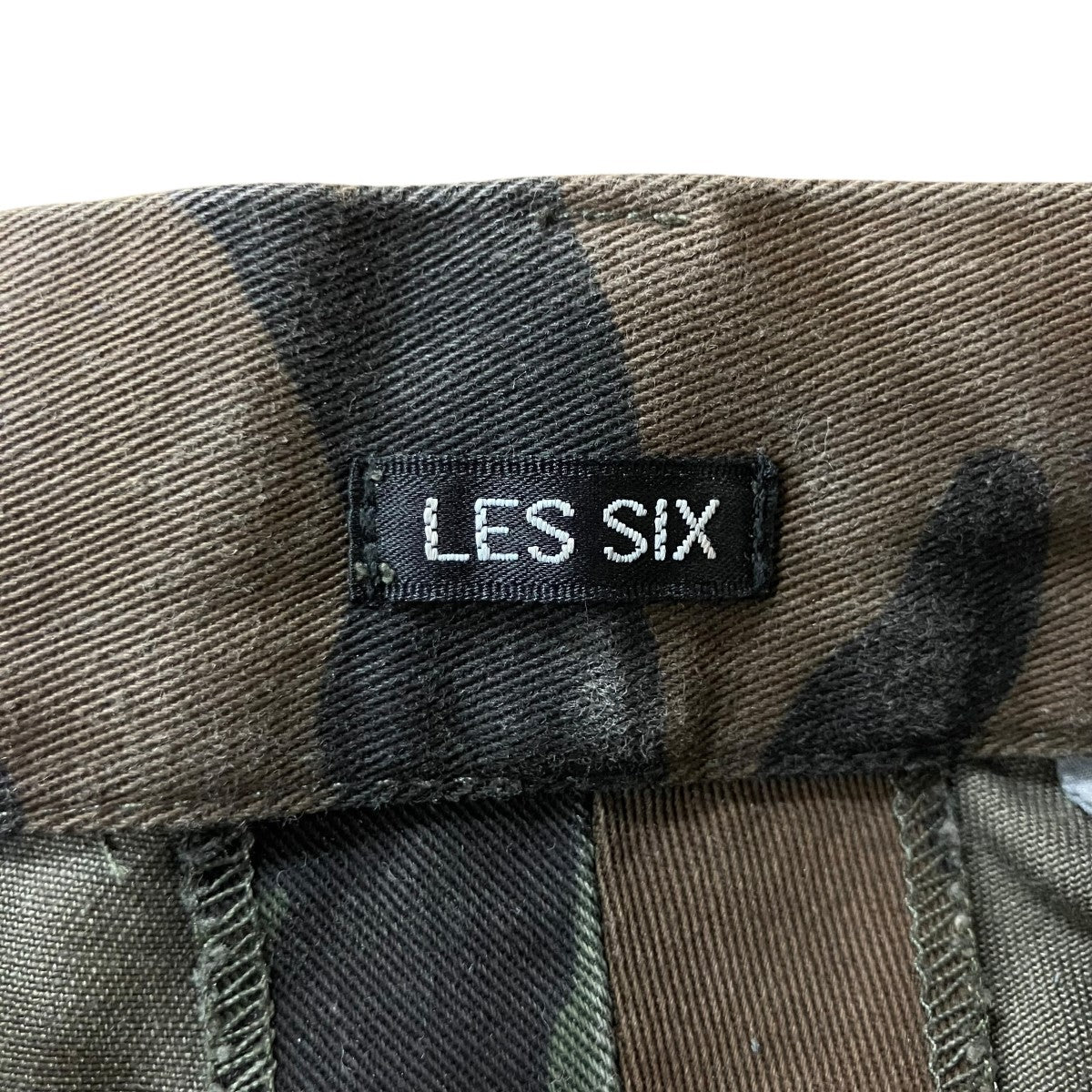LES SIX カモフラカーゴショーツ 古着・中古-6枚目のアイテム画像