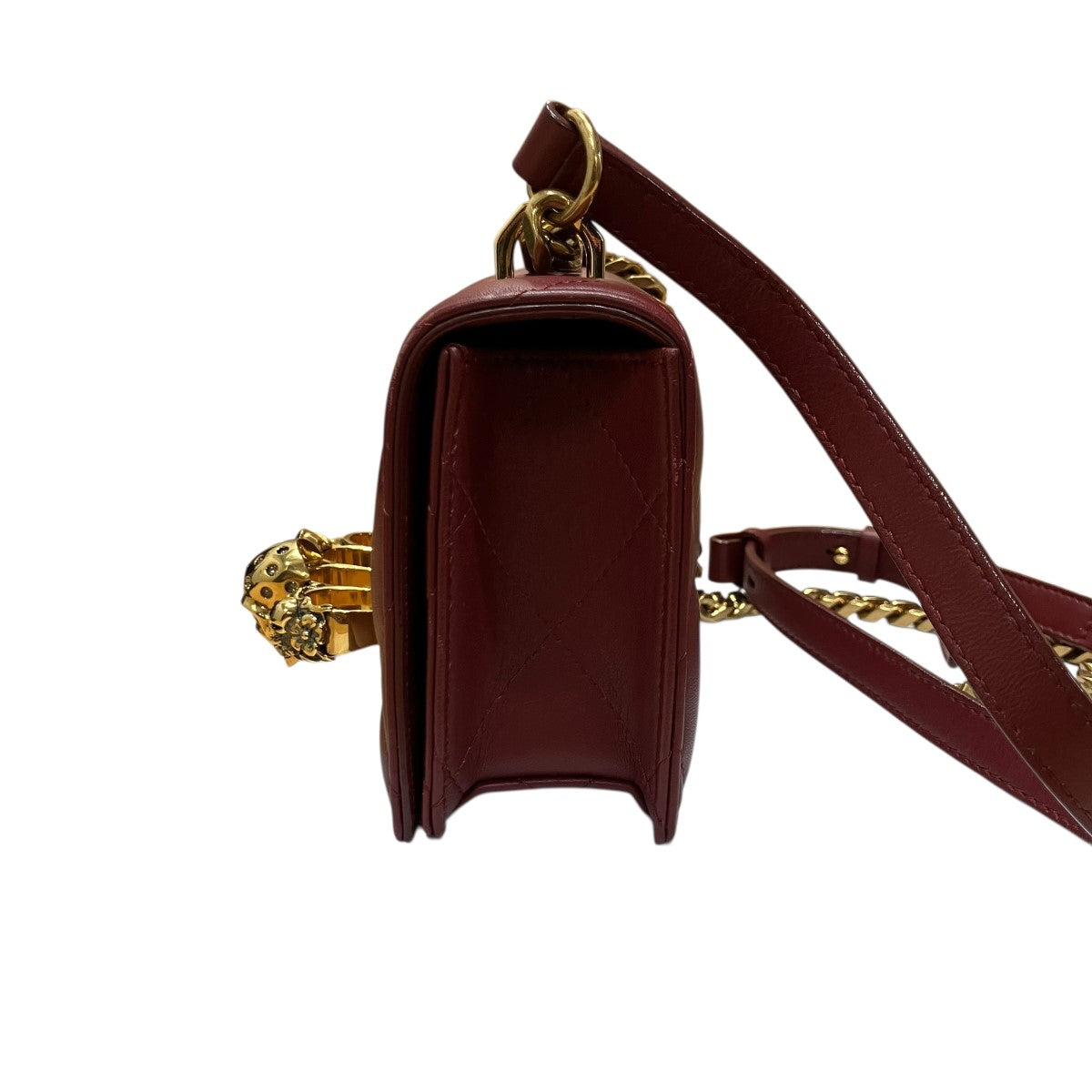 ALEXANDER McQUEEN ジュエルド サッチェル ショルダーバッグ 古着・中古-4枚目のアイテム画像