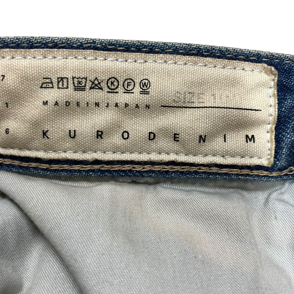KURODENIMU ショートパンツ 古着・中古-6枚目のアイテム画像