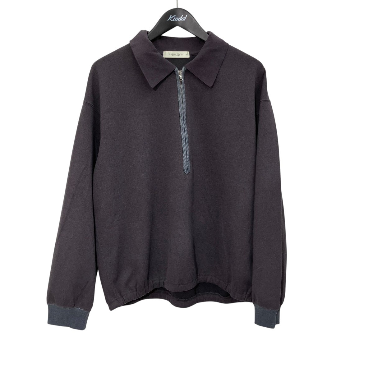 PUBLIC TOKYO ブークレハーフジップスウェット155523001 古着・中古-1枚目のアイテム画像