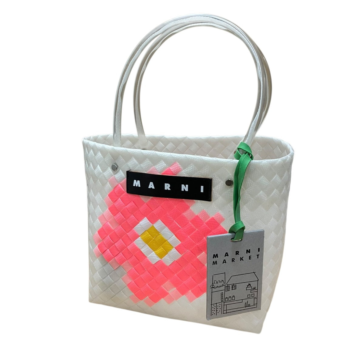 MARNI(マルニ) バスケットバッグ カゴバッグ SHMH0160A0 ホワイト