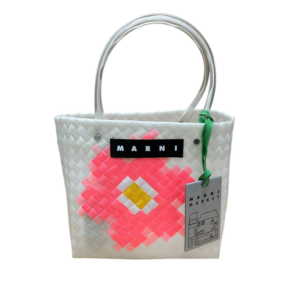 MARNI(マルニ) バスケットバッグ カゴバッグ SHMH0160A0 ホワイト