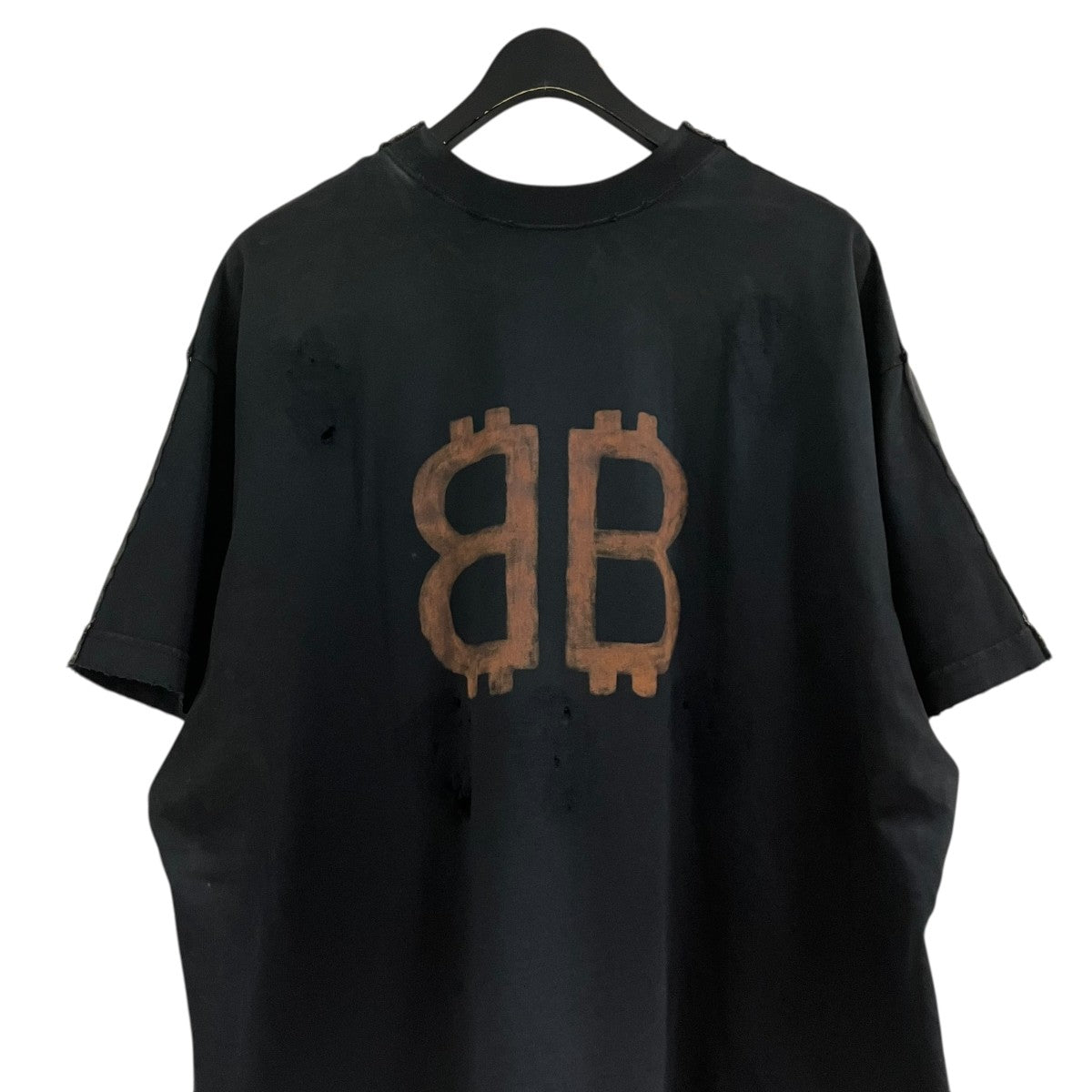 BALENCIAGA エッフェル等プリントダメージ加工Tシャツ 古着・中古-4枚目のアイテム画像