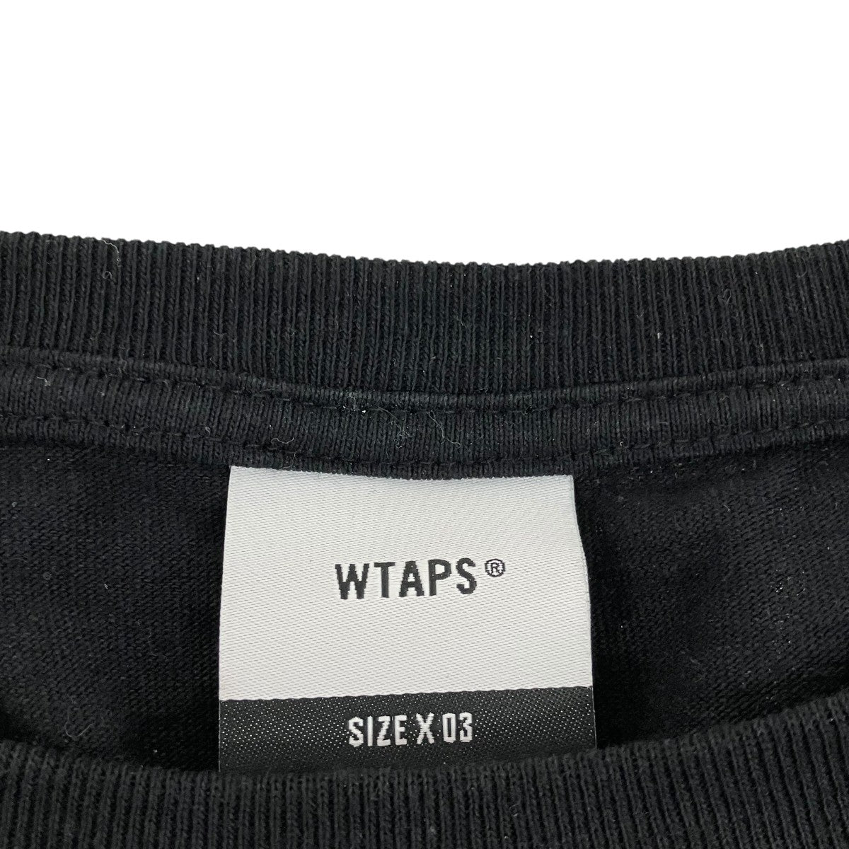 WTAPS ロゴ半袖Tシャツ｢VISUAL UPARMORED｣ 古着・中古-5枚目のアイテム画像