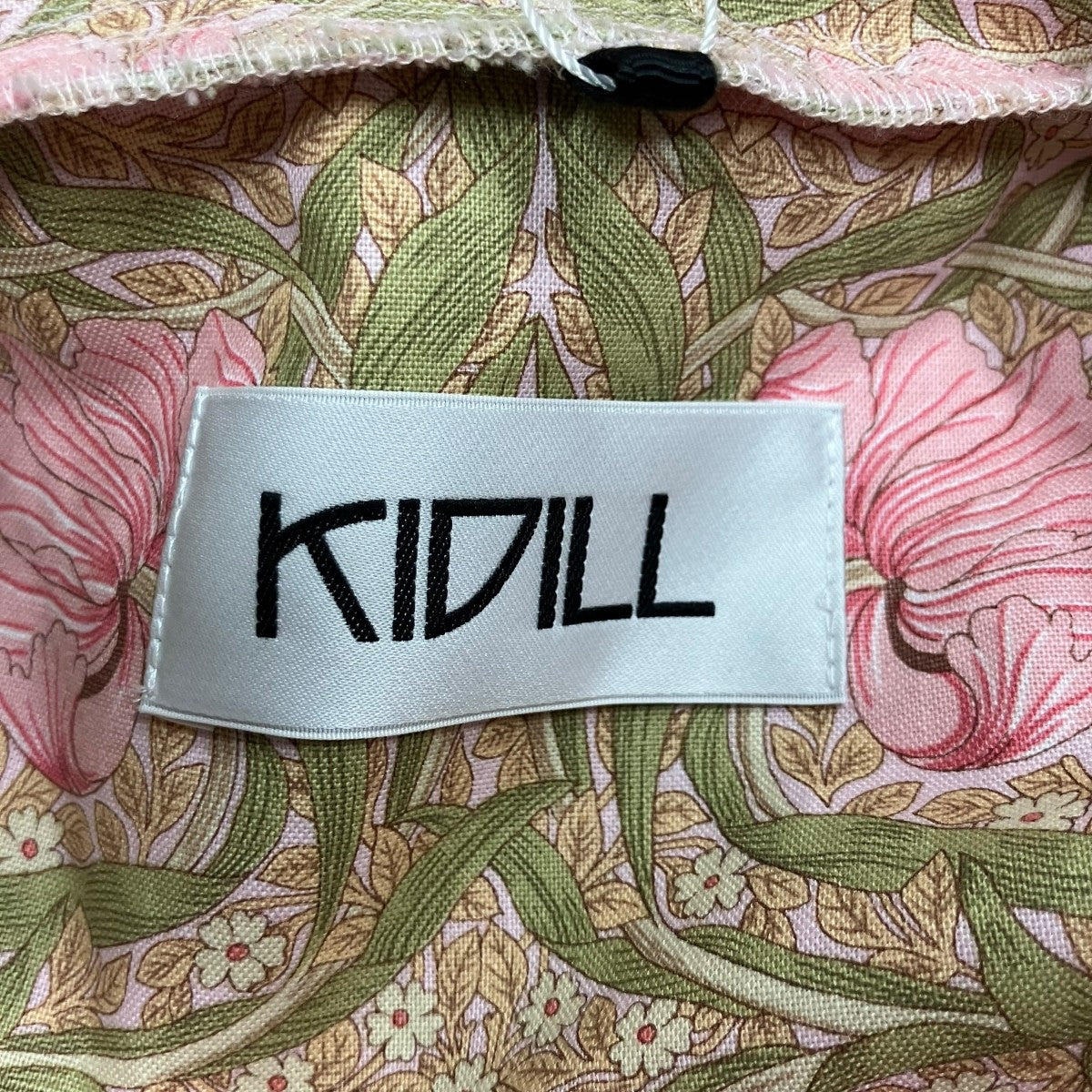 KIDILL ボタニカルプリントチュールワンピース 古着・中古-6枚目のアイテム画像