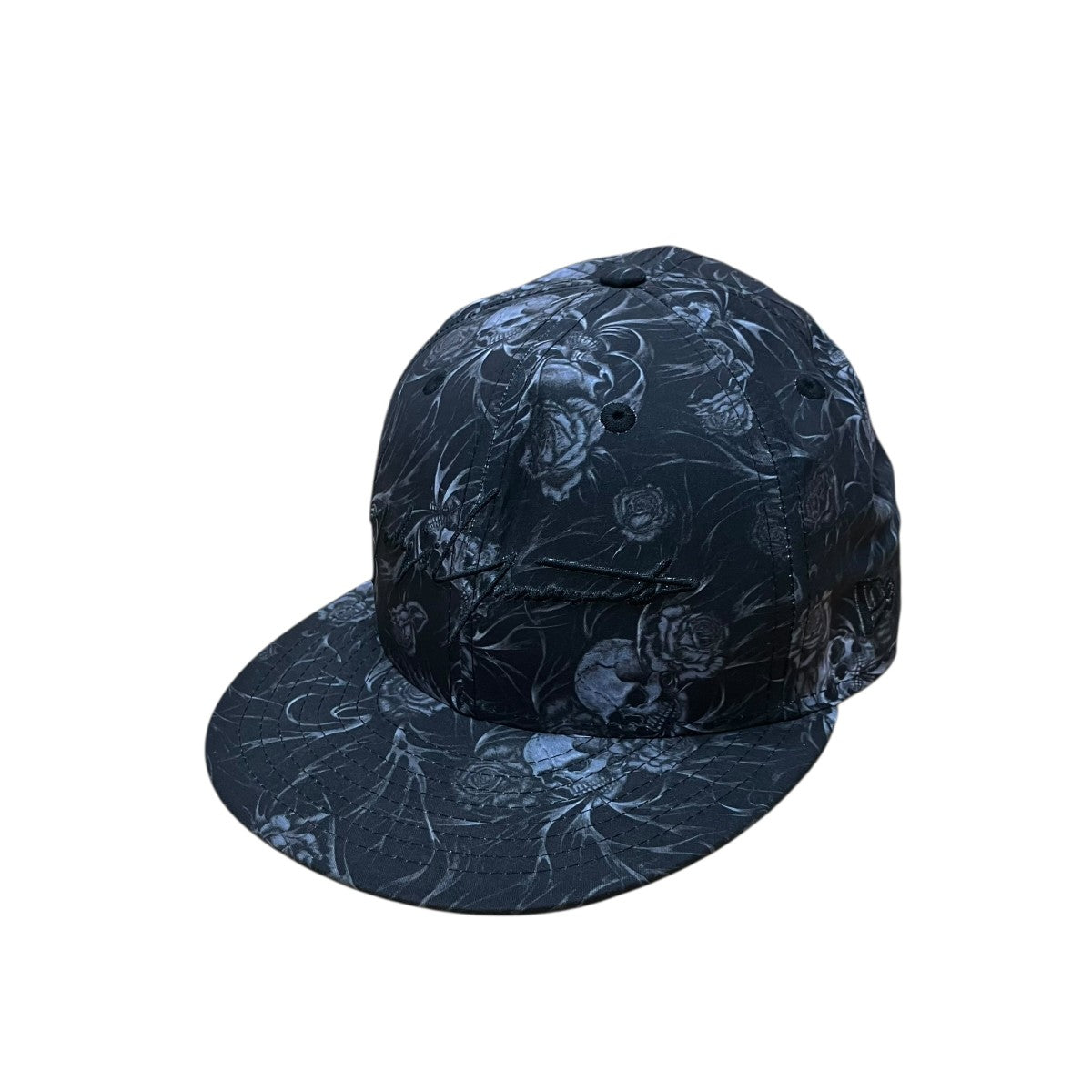 Yohji Yamamoto pour homme×New Era フララープリントキャップ 古着・中古-1枚目のアイテム画像