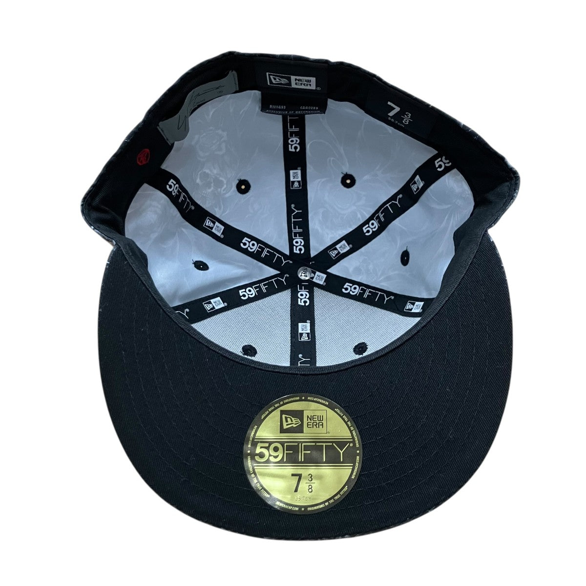 Yohji Yamamoto pour homme×New Era フララープリントキャップ 古着・中古-5枚目のアイテム画像