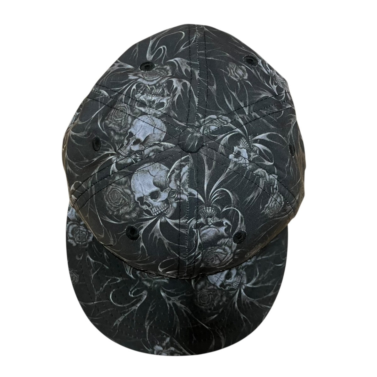 Yohji Yamamoto pour homme×New Era フララープリントキャップ 古着・中古-6枚目のアイテム画像