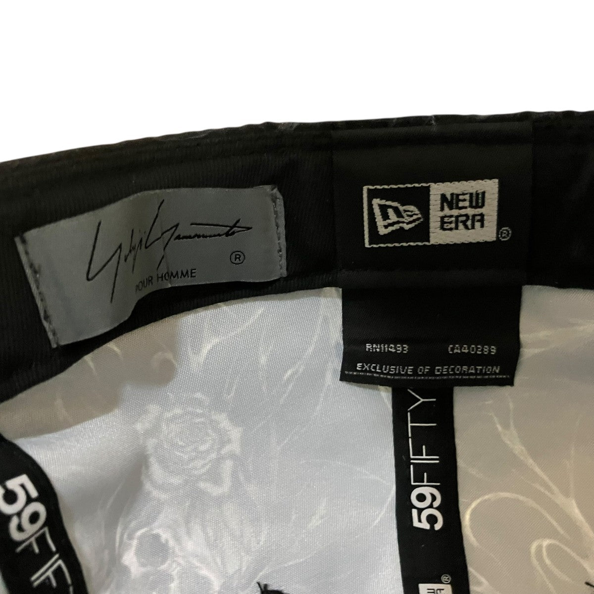 Yohji Yamamoto pour homme×New Era フララープリントキャップ 古着・中古-7枚目のアイテム画像