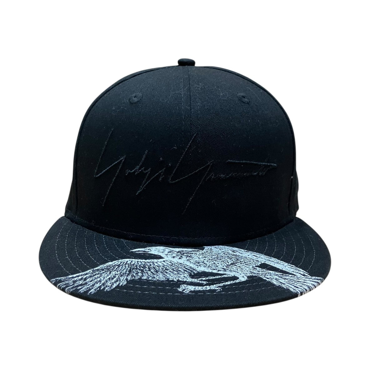 Yohji Yamamoto pour homme×New Era CROW LOGO イーグルプリントキャップ 古着・中古-2枚目のアイテム画像