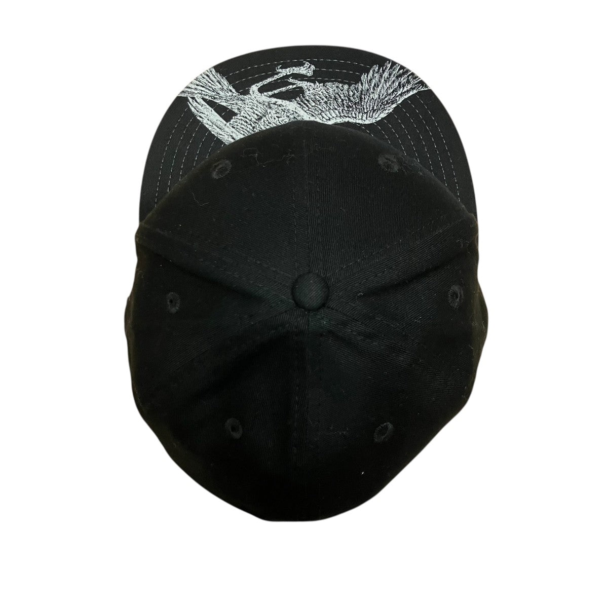 Yohji Yamamoto pour homme×New Era CROW LOGO イーグルプリントキャップ 古着・中古-5枚目のアイテム画像