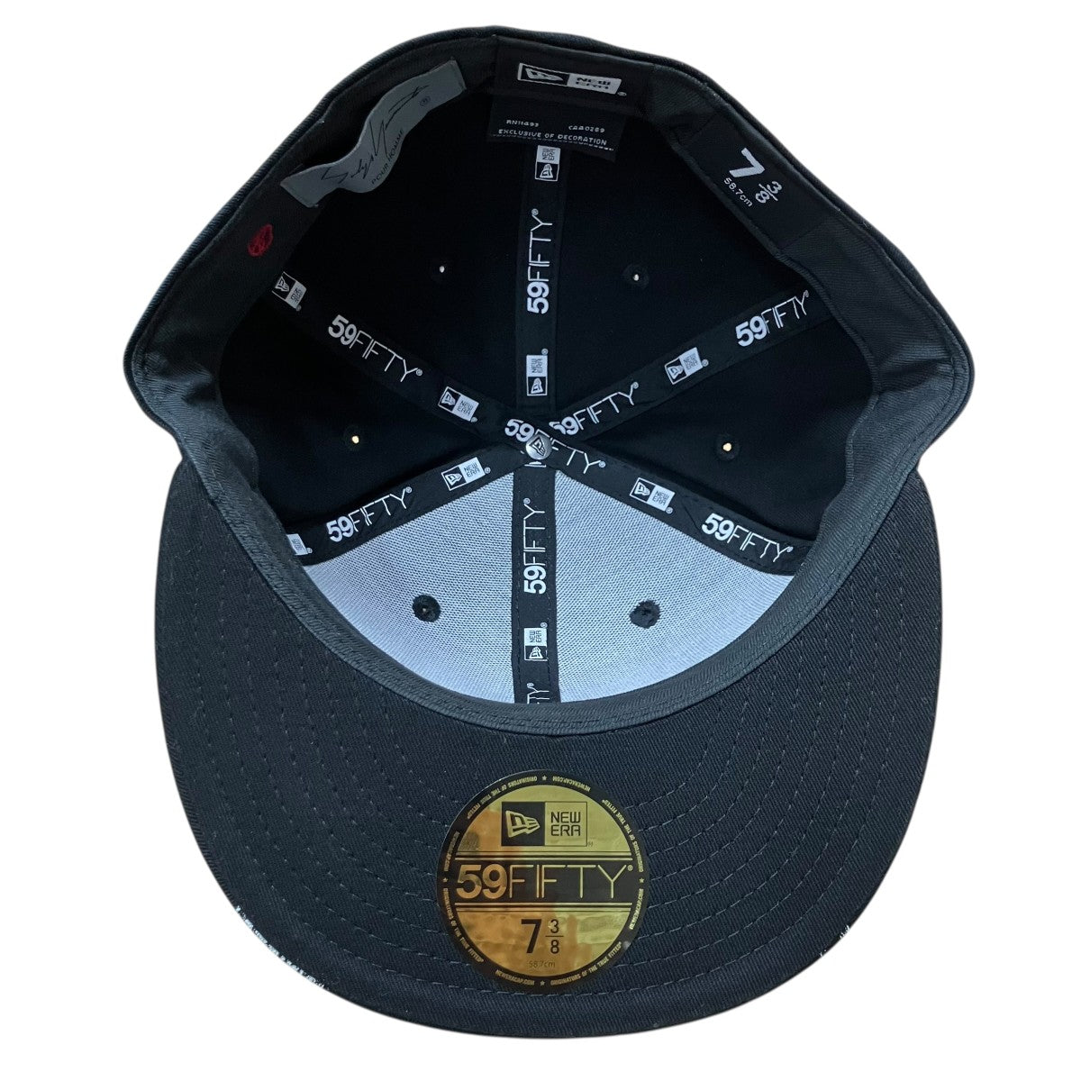Yohji Yamamoto pour homme×New Era CROW LOGO イーグルプリントキャップ 古着・中古-6枚目のアイテム画像