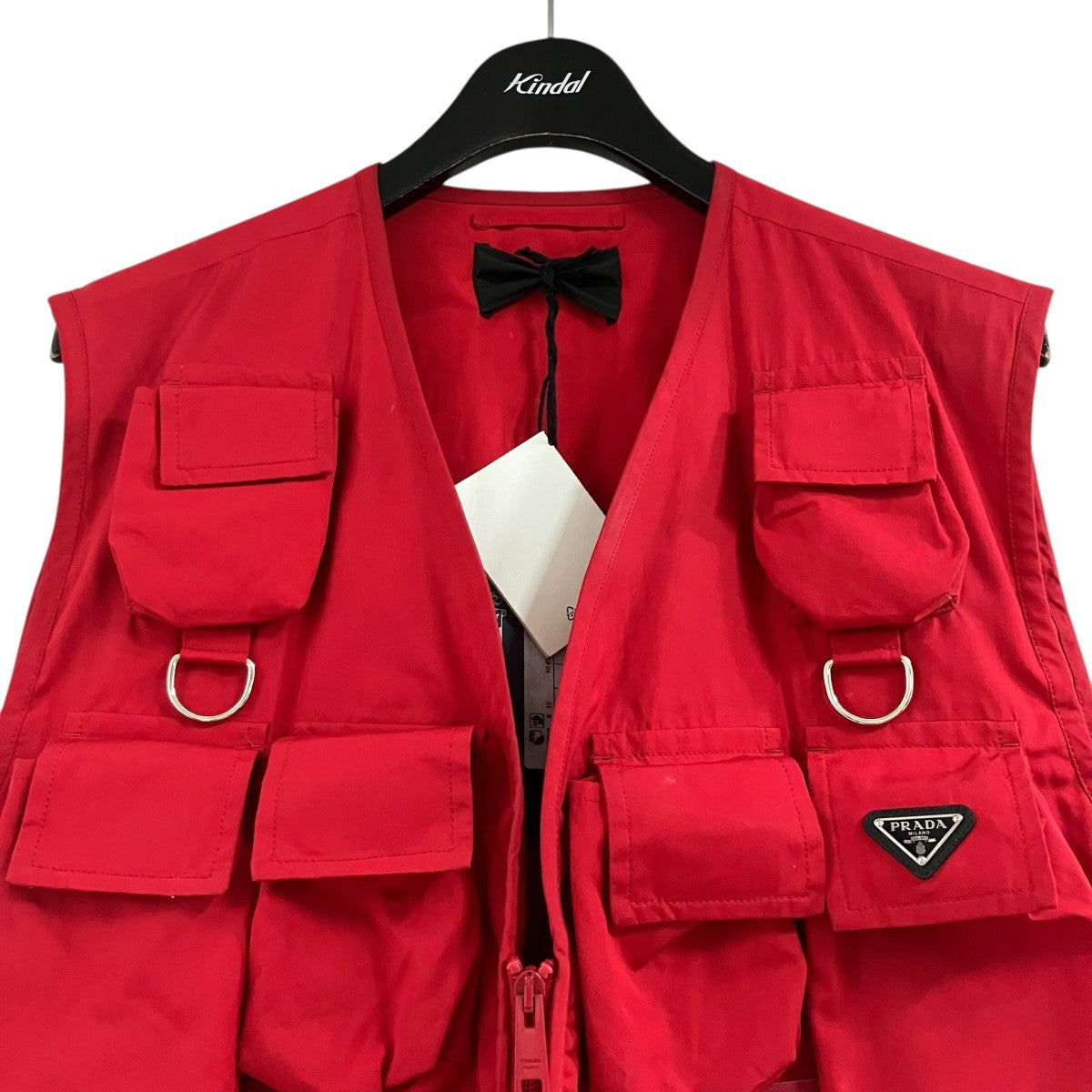 PRADA マルチポケットフィッシングベスト 古着・中古-2枚目のアイテム画像