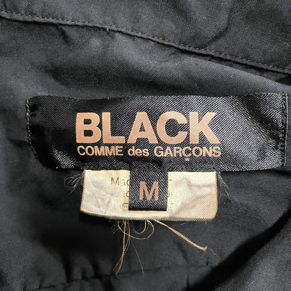 BLACK COMME des GARCONS カットオフデザインシアードレスシャツ 古着・中古-5枚目のアイテム画像