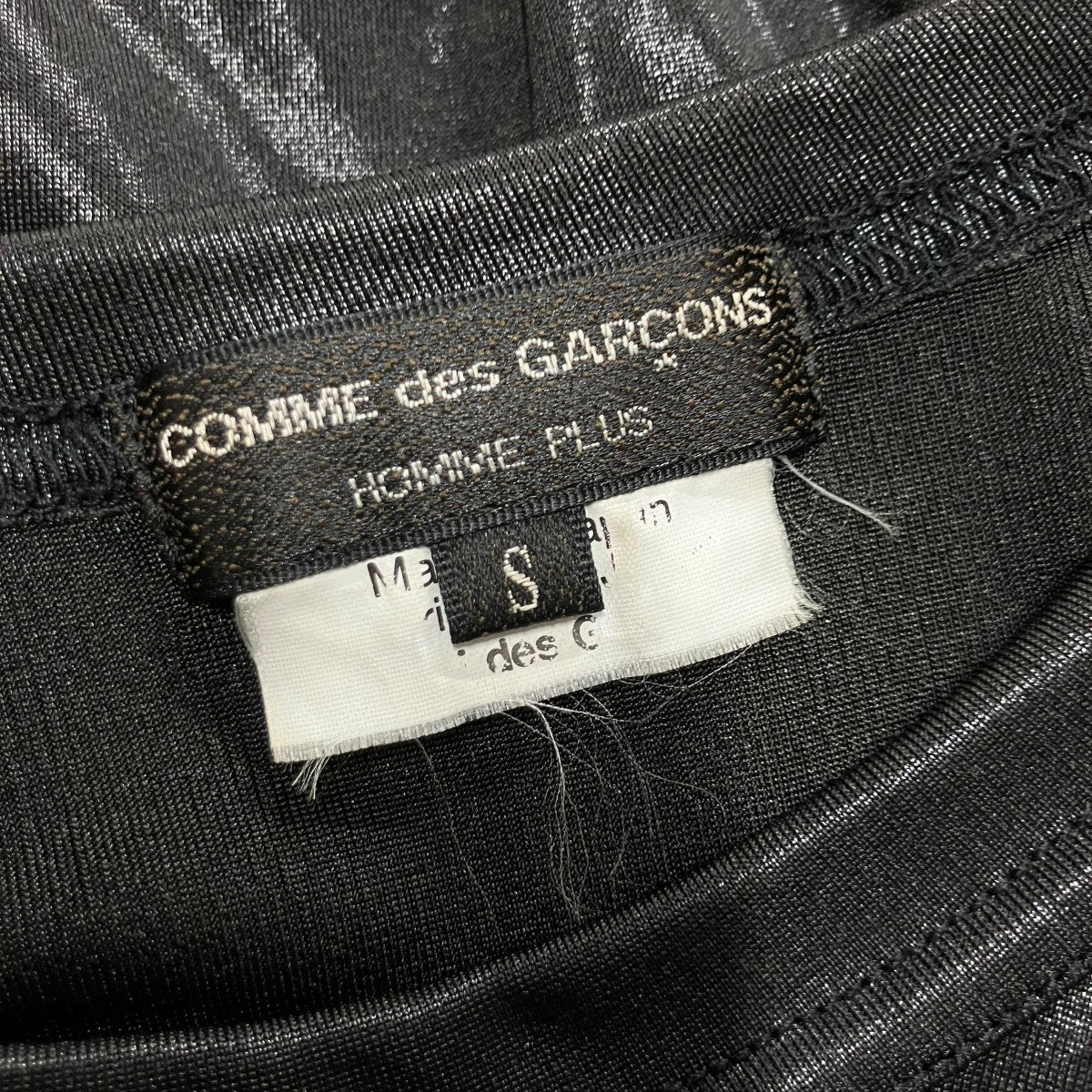 COMME des GARCONS HOMME PLUS ポリエステルロングカットソー 古着・中古-5枚目のアイテム画像