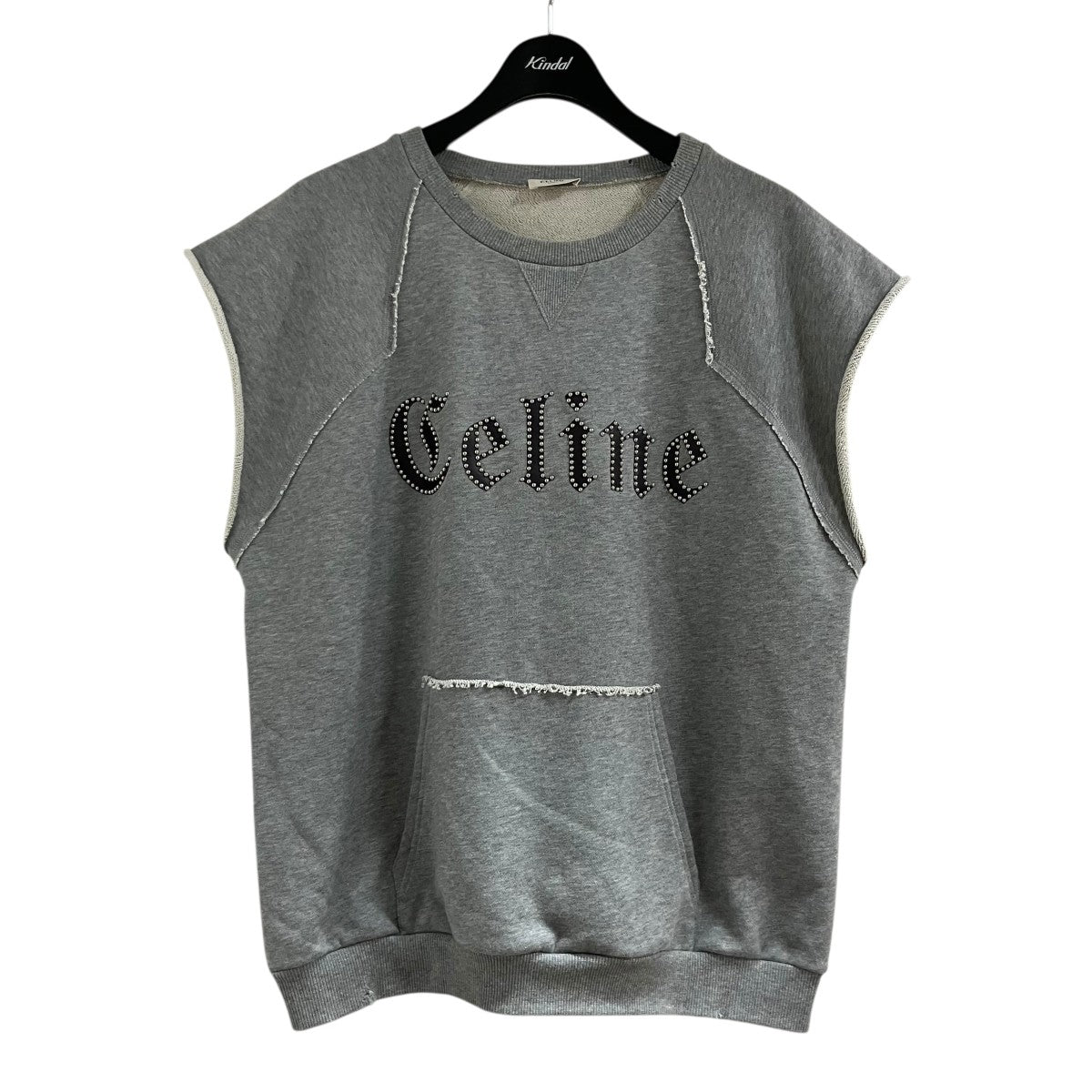 CELINE ノースリーブスタッズロゴスウェットトレーナー 古着・中古-1枚目のアイテム画像