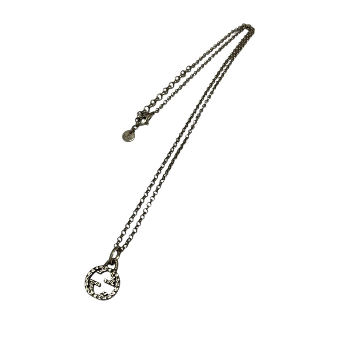 GUCCI インターロッキング アラベスク ネックレス 古着・中古-1枚目のアイテム画像