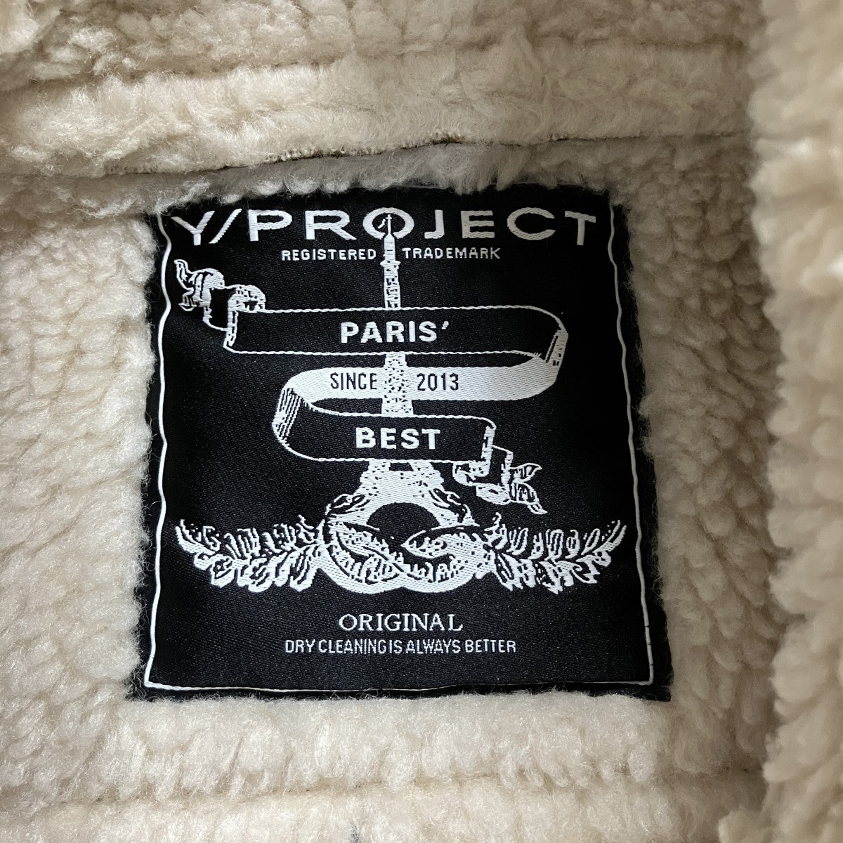 Y． PROJECT フェイクムートンフライトジャケット 古着・中古-5枚目のアイテム画像
