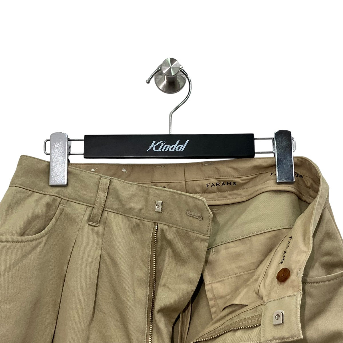 FARAH タックワイドチノパンツFR243M40BS01 古着・中古-3枚目のアイテム画像