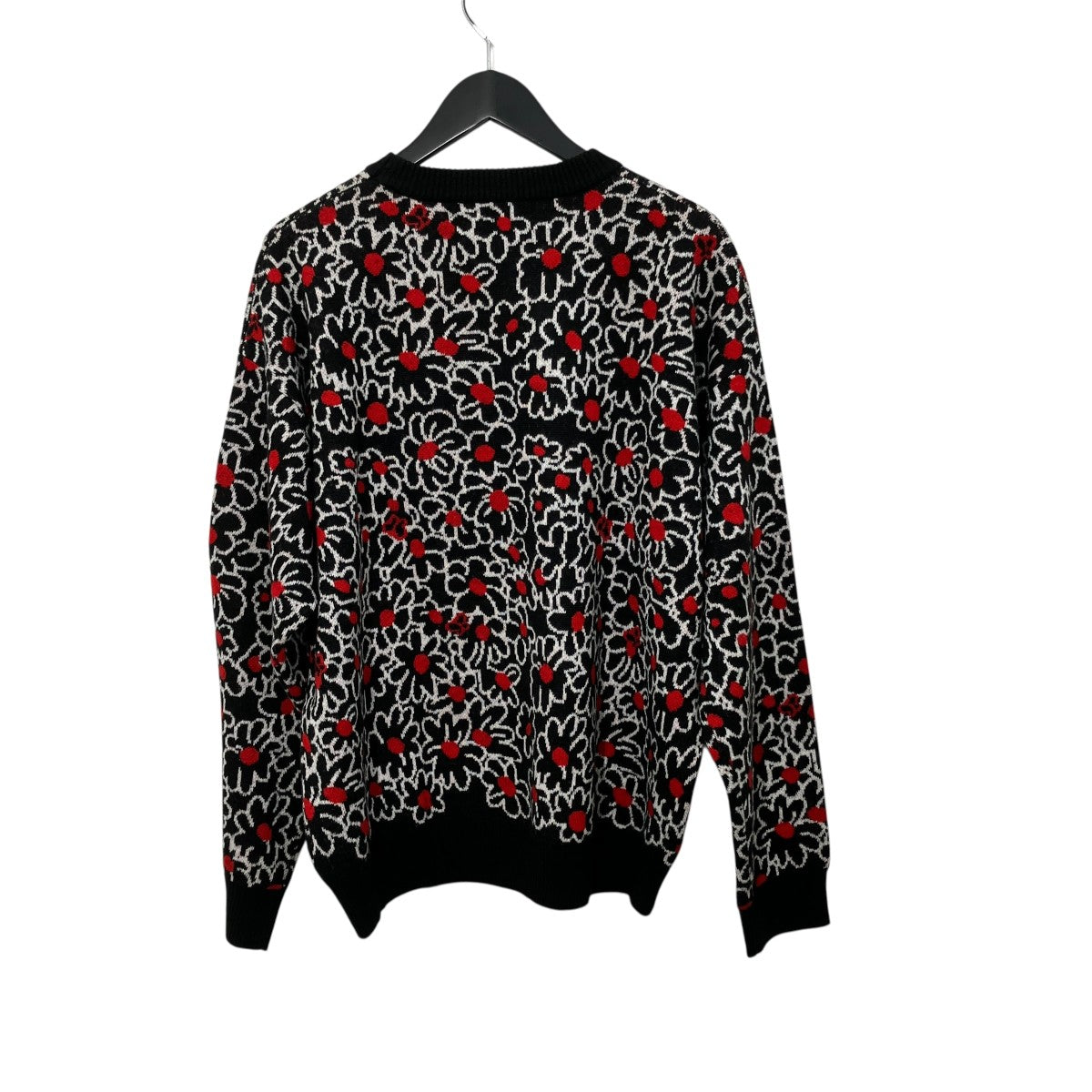 フラワー柄クルーネックニットYO23aw-08