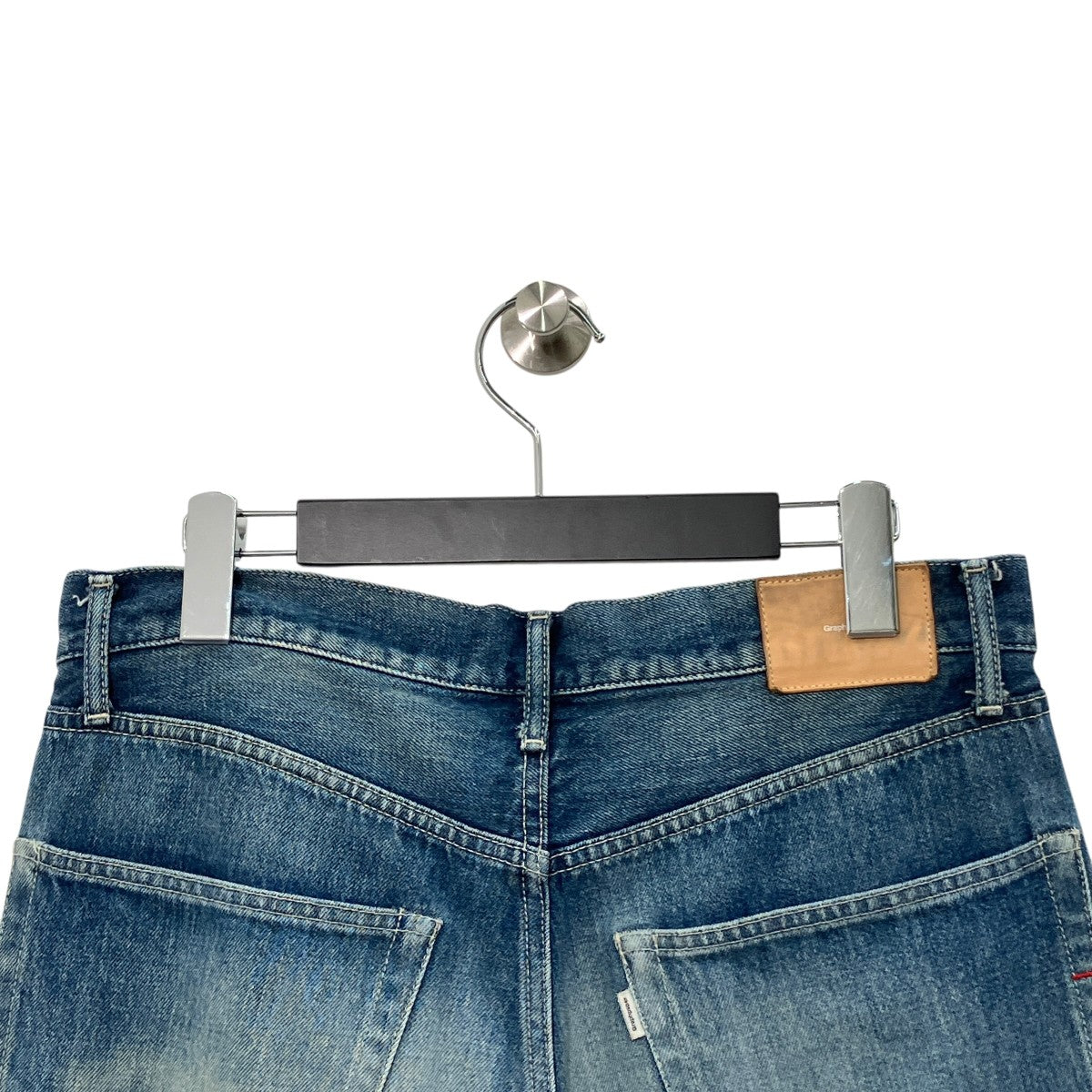 SELVAGE DENIM FIVE POCKET WIDE STRAIGHT PANTSデニムパンツGM231-40103DB