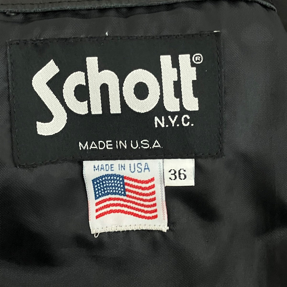 Schott レザーテーラードジャケット698 古着・中古-9枚目のアイテム画像