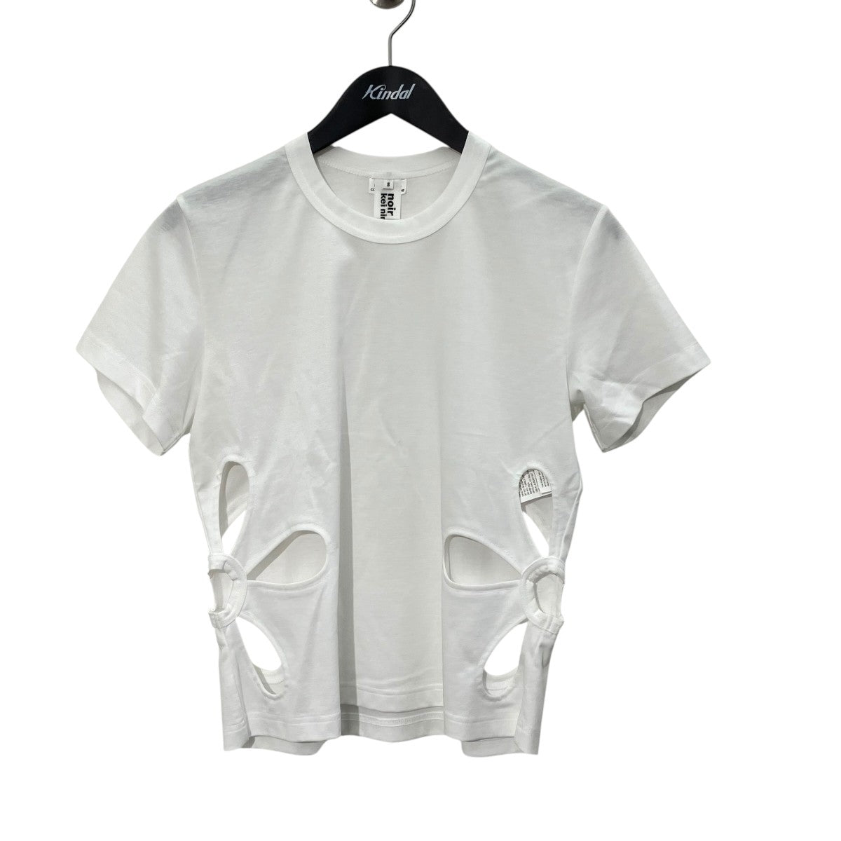 noir kei ninomiya 25AWフラワーカットアウトTシャツ3P-T001 古着・中古-1枚目のアイテム画像