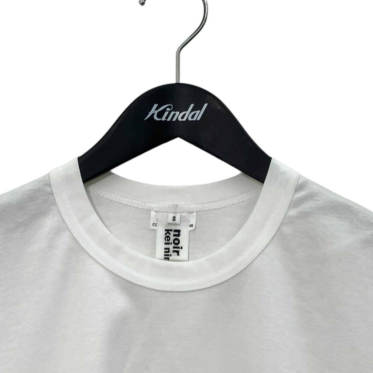 noir kei ninomiya 25AWフラワーカットアウトTシャツ3P-T001 古着・中古-3枚目のアイテム画像