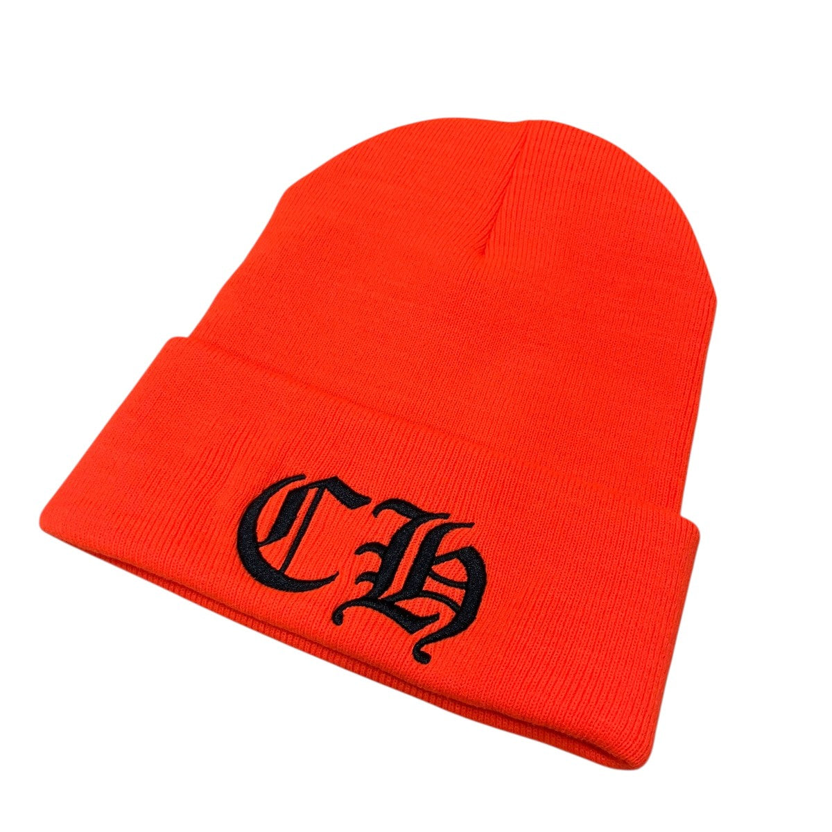 CHROME HEARTS CHロゴ刺繍ニット帽 古着・中古-1枚目のアイテム画像