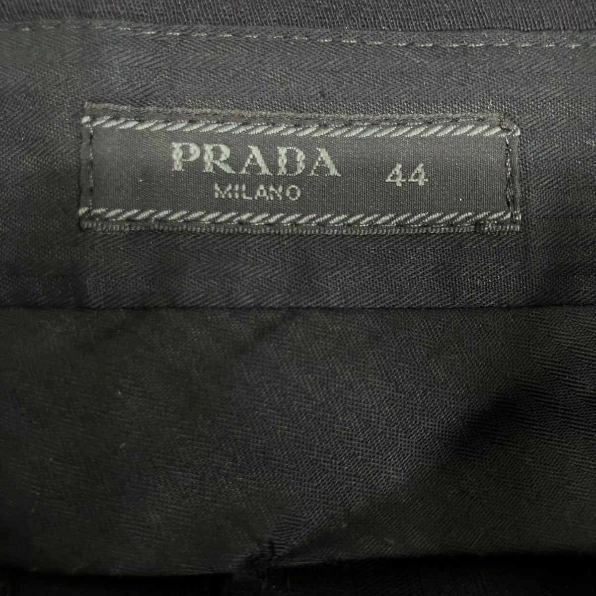 PRADA ウールブレンド ピンストライプ パンツ 古着・中古-5枚目のアイテム画像