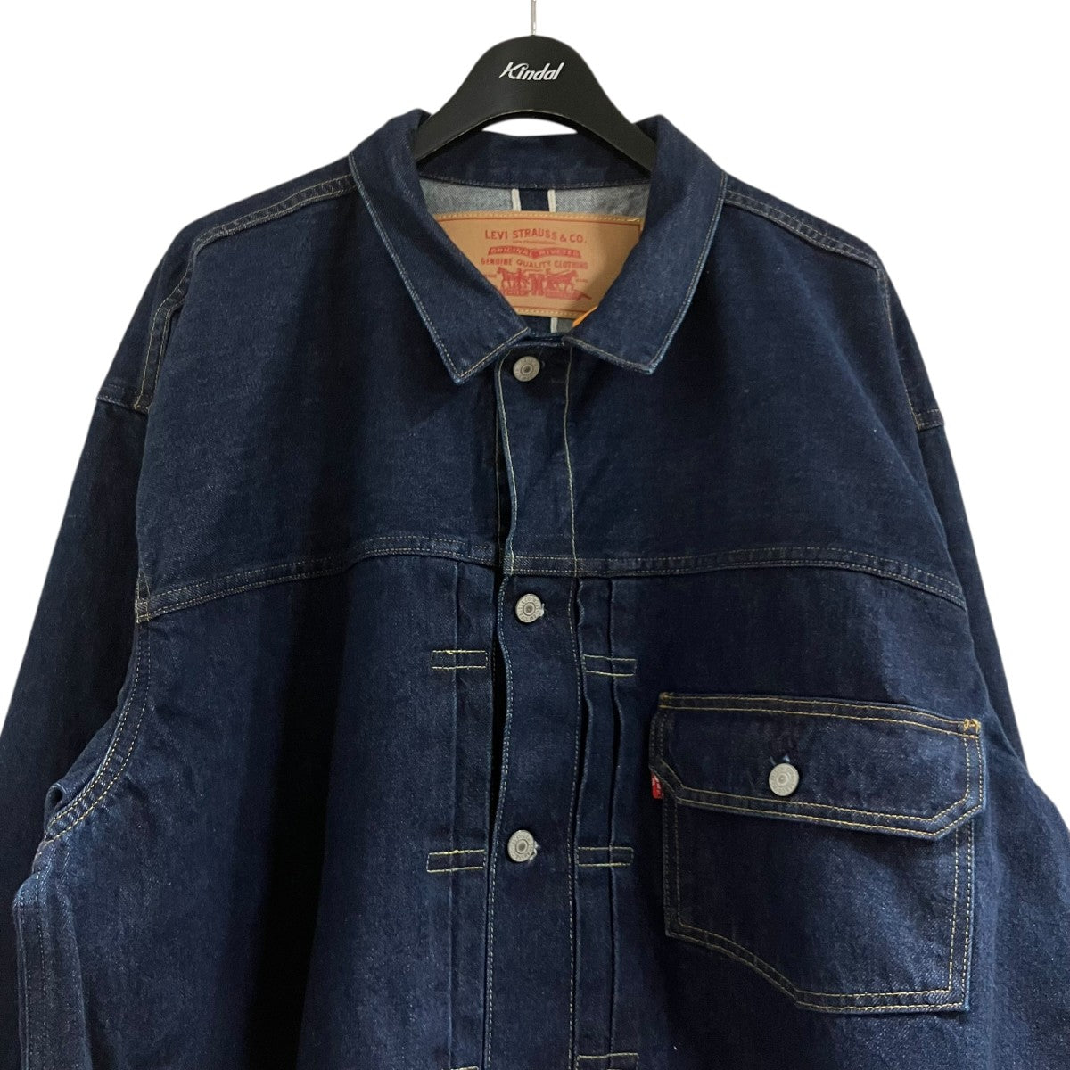 BEAMS×LEVI’S スーパーワイド トラッカージャケット デニムジャケット 古着・中古-2枚目のアイテム画像