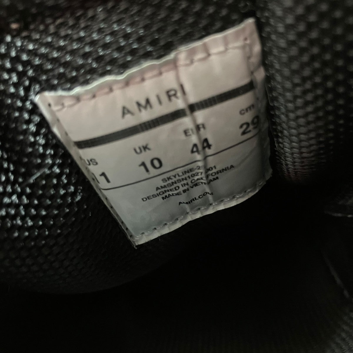 AMIRI ローカットスニーカー 古着・中古-8枚目のアイテム画像