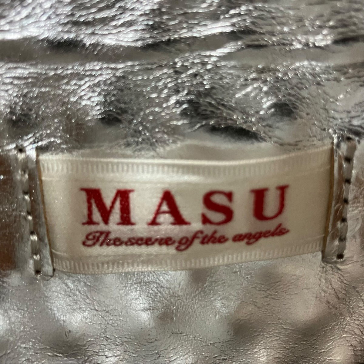 MASU(エムエーエスユー) レザーケーキバッグ シルバー サイズ