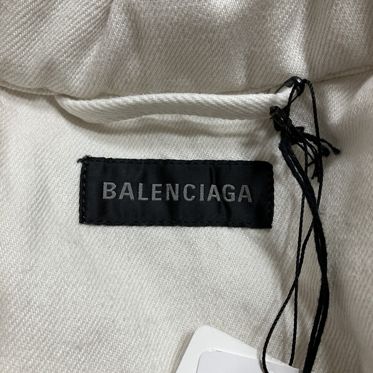 BALENCIAGA パッティングデニムジャケット 古着・中古-5枚目のアイテム画像