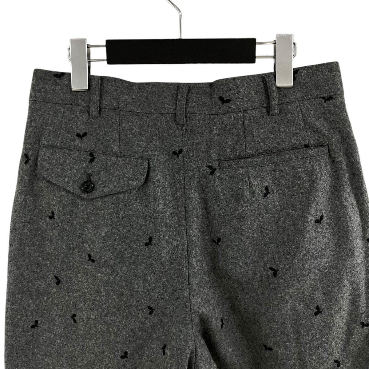 刺繍ウールショートパンツ