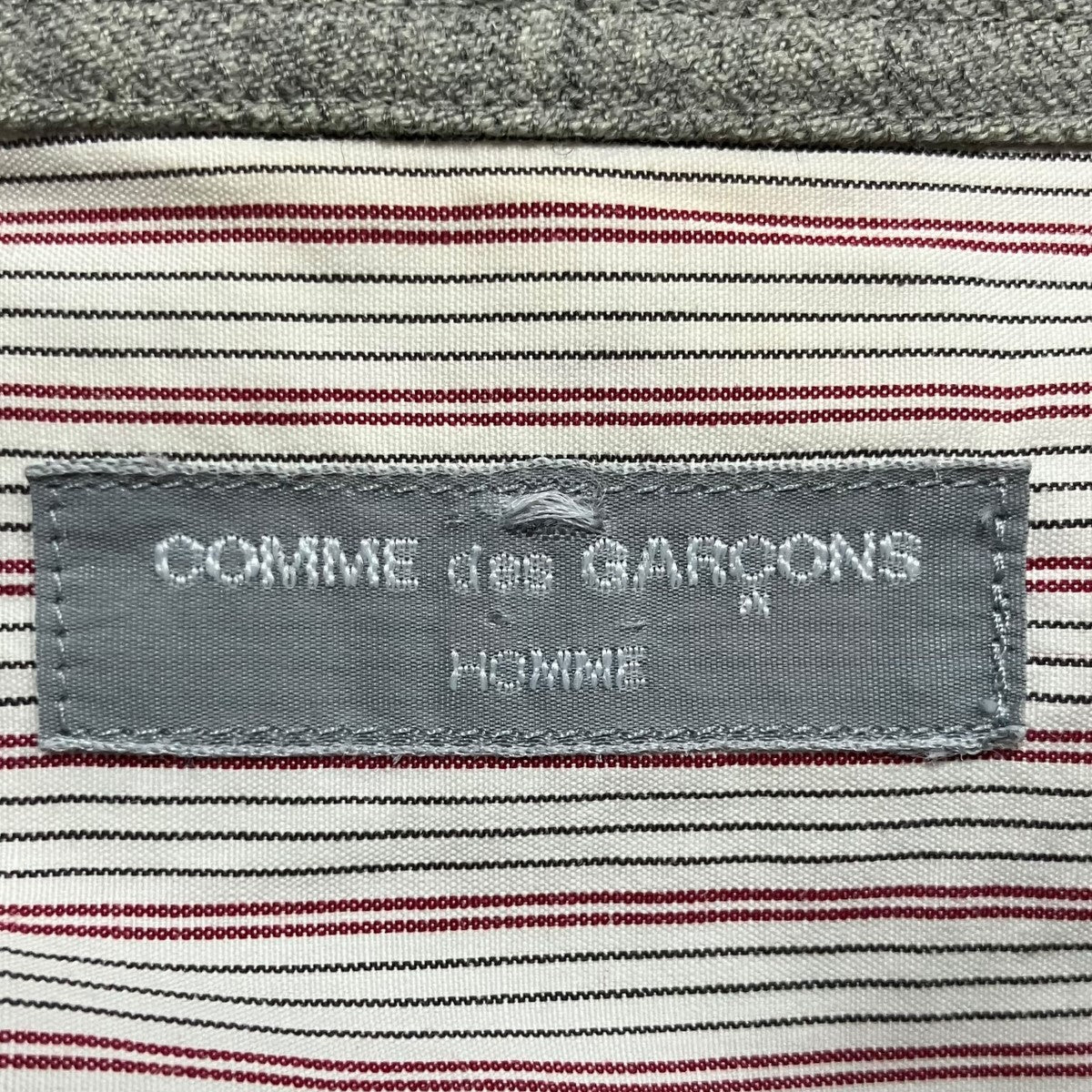 COMME des GARCONS HOMME(コムデギャルソンオム) ドッキング切替シャツ